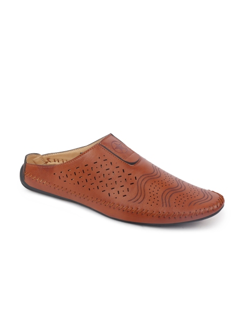 

FAUSTO Men Tan Brown Mojaris