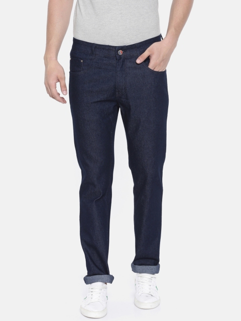 

CINOCCI Men Blue Slim Fit Mid-Rise Clean Look Stretchable Jeans