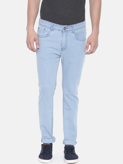

CINOCCI Men Blue Slim Fit Mid-Rise Clean Look Stretchable Jeans