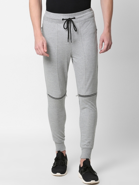 

SKULT by Shahid Kapoor Grey Melange Solid Joggers