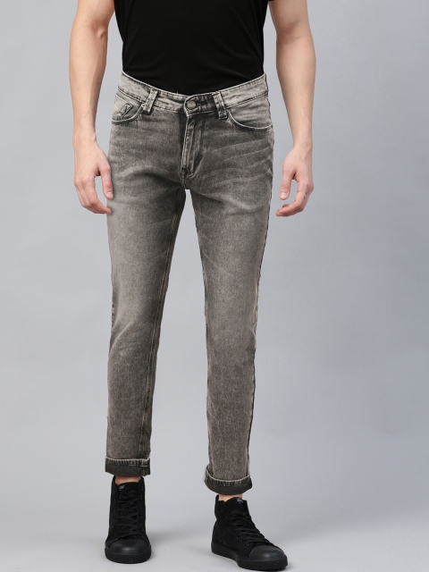 

SPYKAR Men Charcoal Grey Skinny Fit Low-Rise Clean Look Stretchable Jeans