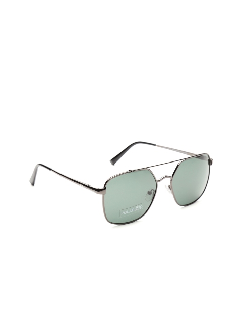 

Lee Cooper Men Square Polarized Sunglasses LC9172NTB GUNG15, Green