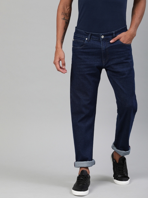 

French Connection Men Blue Slim Fit Mid-Rise Clean Look Stretchable Jeans