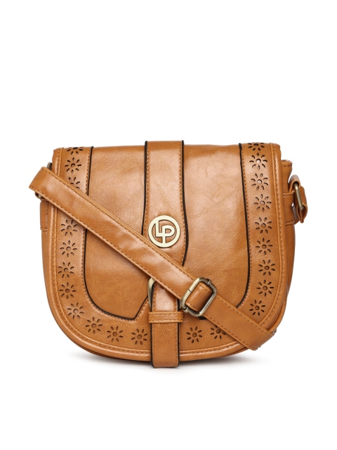 

Lino Perros Tan Brown Textured Sling Bag
