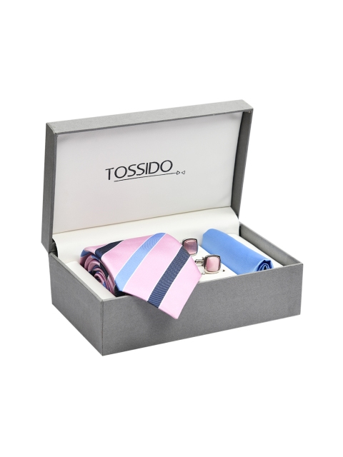 

Tossido Blue & Pink Men Accessory Gift Set