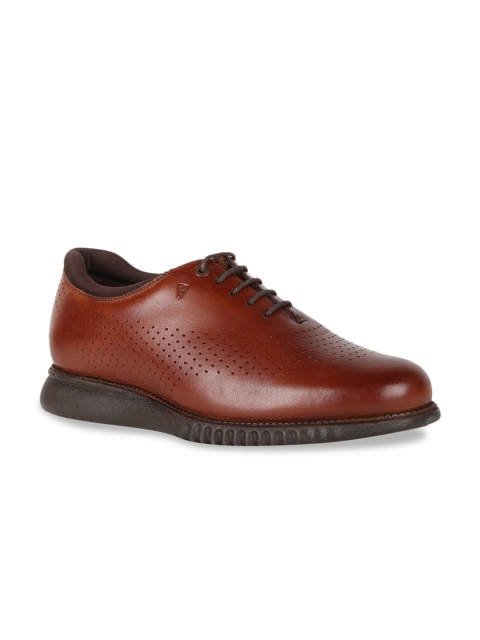 

Van Heusen Men Brown Leather Derbys