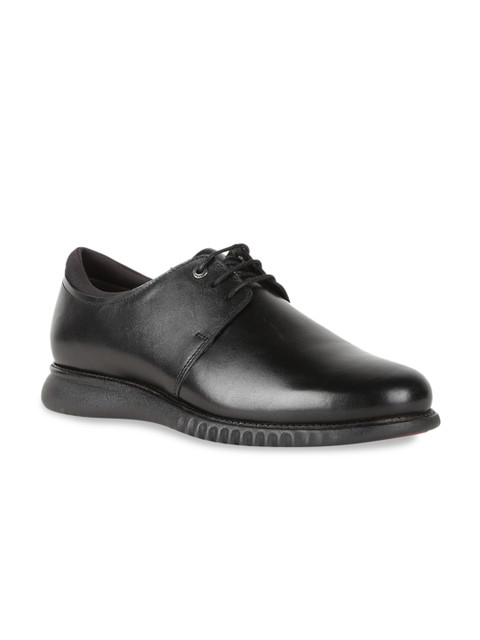 

Van Heusen Men Black Leather Derbys