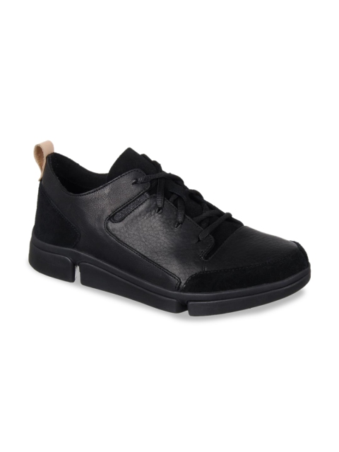 

Clarks Men Black Leather Derbys