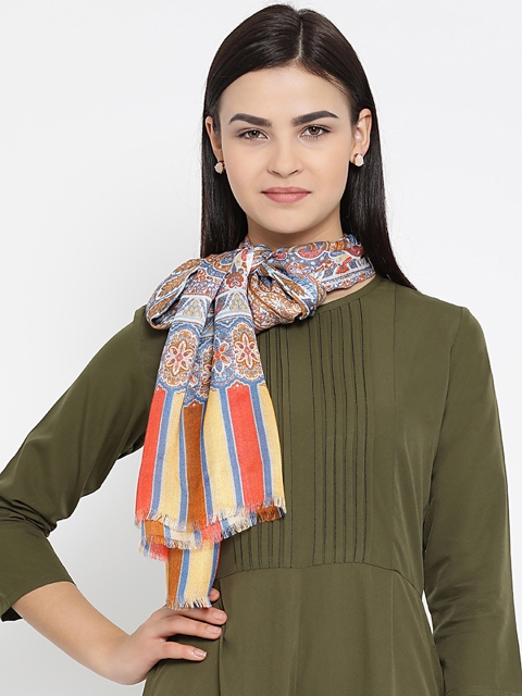 

SHINGORA Women Muticoloured Printed Stole, Multi