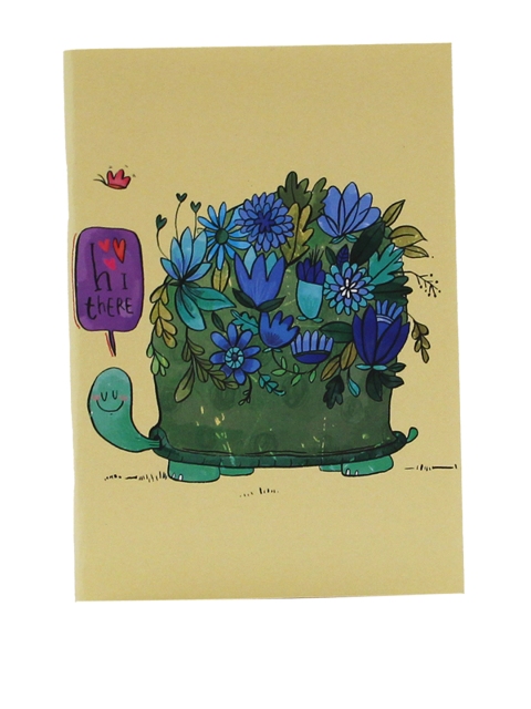 

happywagon Yellow Unrule Jotbook