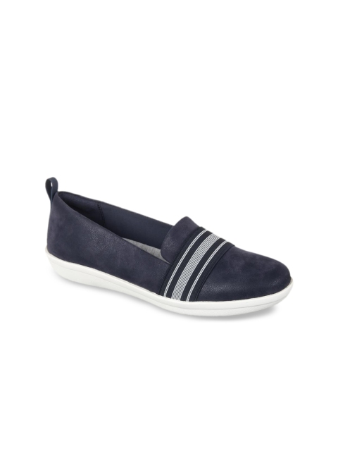 

Clarks Women Blue Loafers