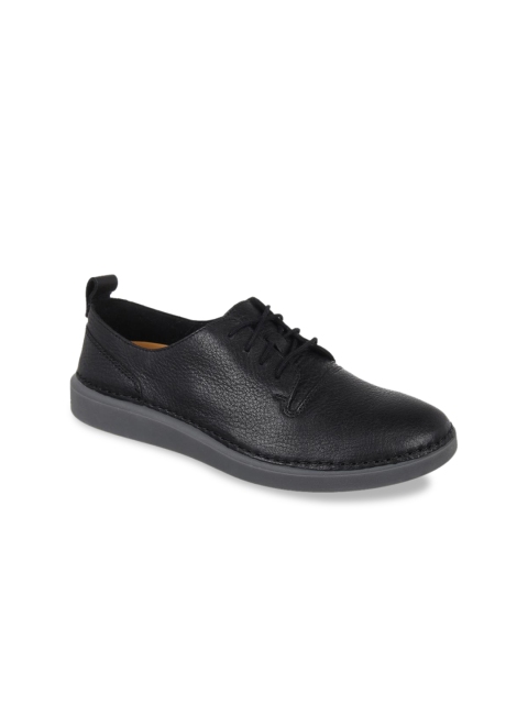 

Clarks Women Black Leather Derbys