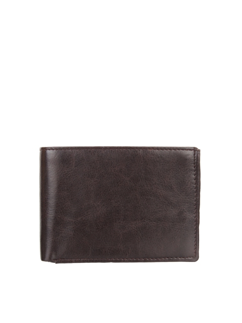 

LONDON FASHION hob Men Coffee Brown Solid Two Fold Wallet