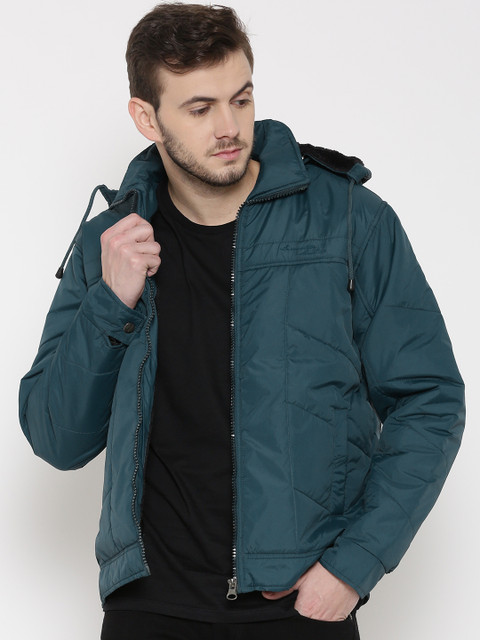 

Locomotive Teal Blue Padded Jacket