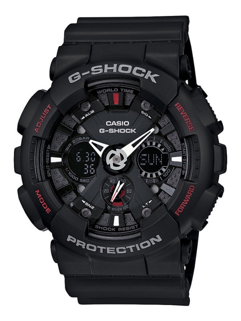 

CASIO G-Shock Men Black Dial Extra Large-Combination Watch GA-120-1ADR - G346