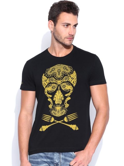 

Ed Hardy Black Printed T-shirt
