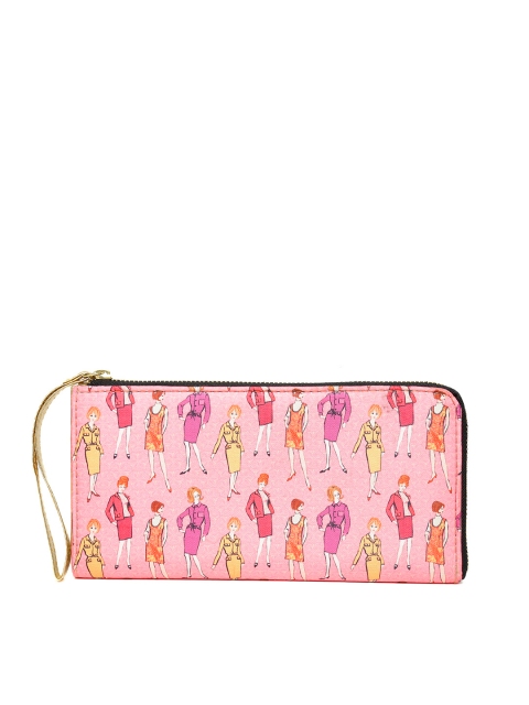 

BandBox Women Pink Girl Print Wallet
