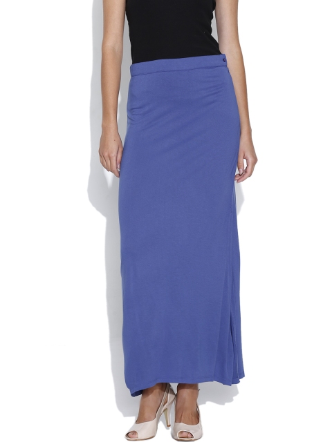 

United Colors of Benetton Blue Maxi Skirt