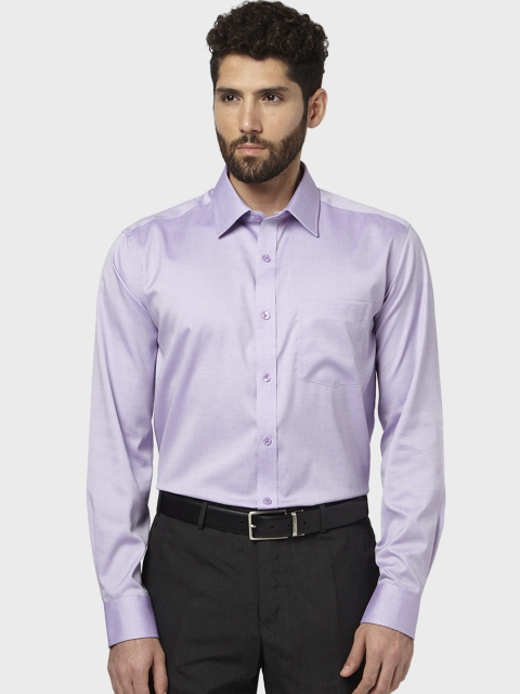 

Park Avenue Men Purple Regular Fit Solid Formal Shirt
