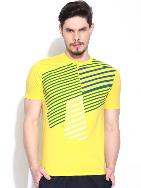 

Globalite Sport Yellow MTS2507 Printed T-shirt
