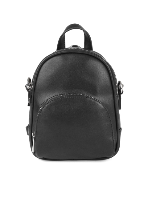 

FOREVER 21 Black Solid Sling Bag cum Backpack