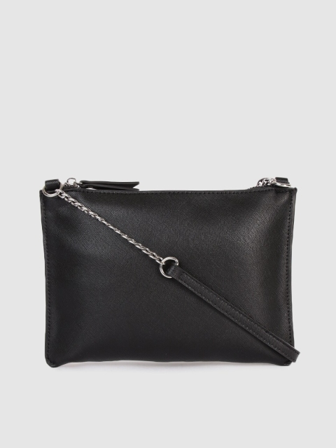 

FOREVER 21 Black Solid Sling Bag