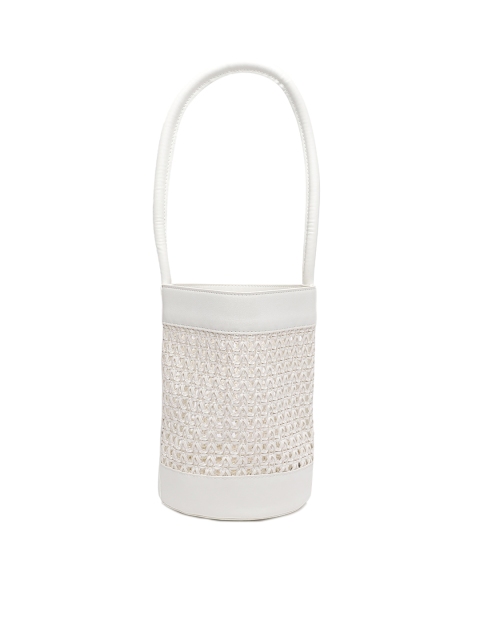 

FOREVER 21 White Solid Shoulder Bag
