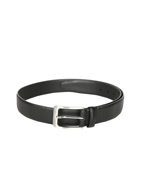 

Allen Solly Men Black Solid Leather Belt