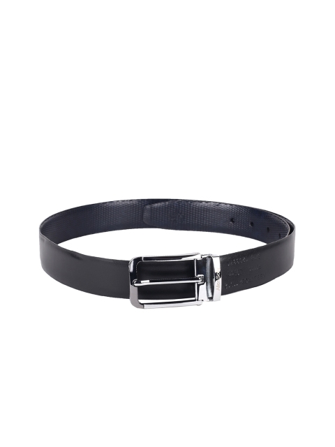 

Allen Solly Men Black Solid Leather Belt