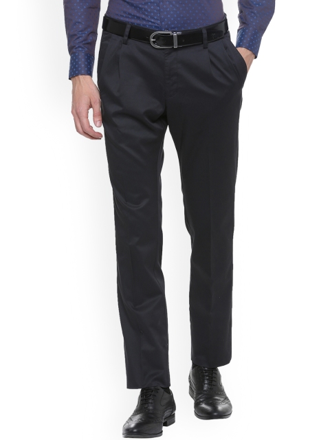 

Allen Solly Men Black Regular Fit Solid Formal Trousers
