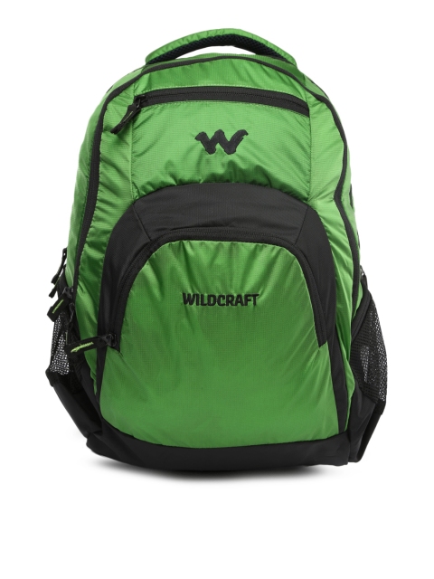 

Wildcraft Unisex Green & Black Lih Backpack