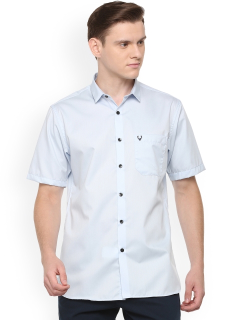 

Allen Solly Men Blue Slim Fit Striped Casual Shirt