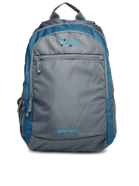 

Wiki by Wildcraft Unisex Grey & Blue Printed Ski 2 Backpack