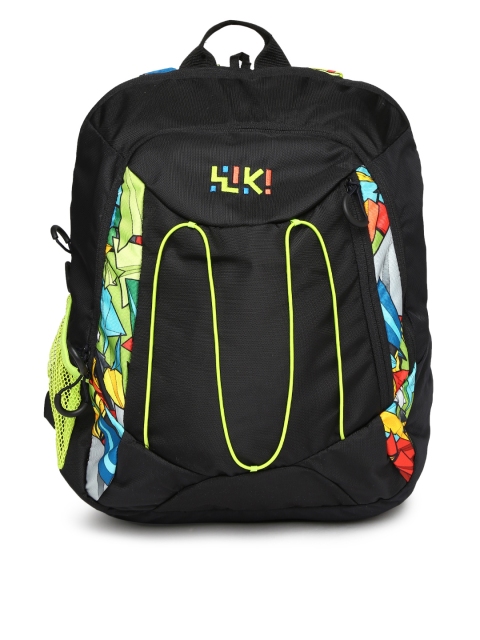 

Wiki by Wildcraft Unisex Black Glider Backpack