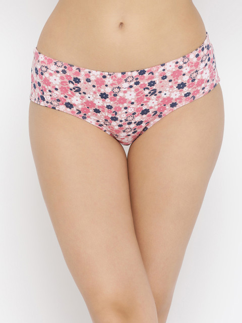 

Clovia Women Pink Printed Hipster Briefs PN3188A22XL