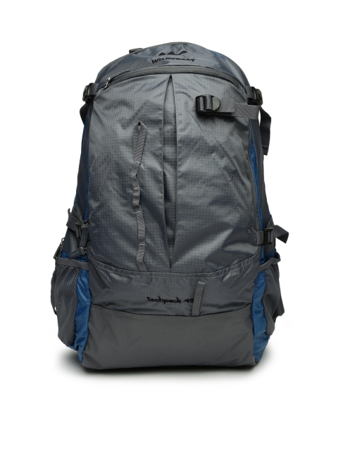 

Wildcraft Unisex Grey & Blue Techpack 45 Rucksack