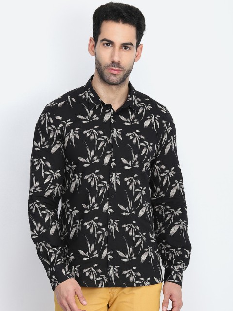 

Antony Morato Men Black Slim Fit Printed Casual Shirt