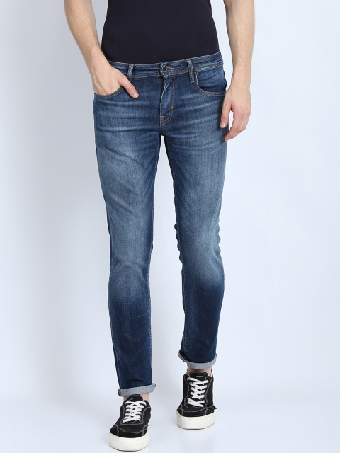 

Antony Morato Men Blue Slim Fit Mid-Rise Clean Look Jeans