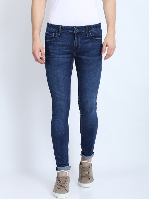 

Antony Morato Men Blue Slim Fit Mid-Rise Clean Look Jeans