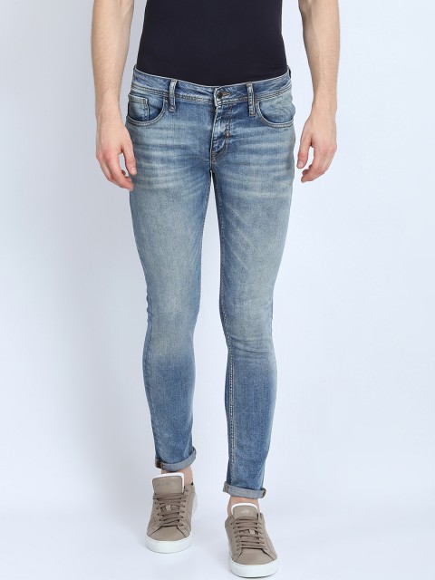 

Antony Morato Men Blue Slim Fit Mid-Rise Clean Look Jeans