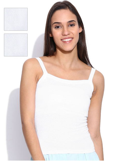 

Leading Lady Pack of 3 White Camisole 3.5