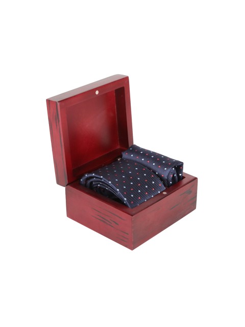 

Peter England Men Navy Blue Accessory Gift Set