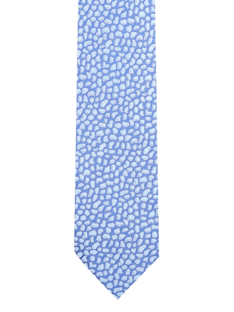 

Peter England Blue Woven Design Broad Tie