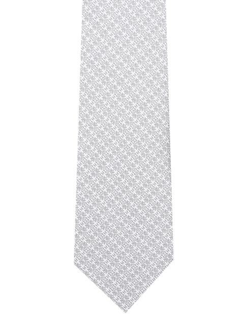 

Peter England Grey Woven Design Broad Tie