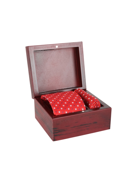 

Peter England Men Red Accessory Gift Set