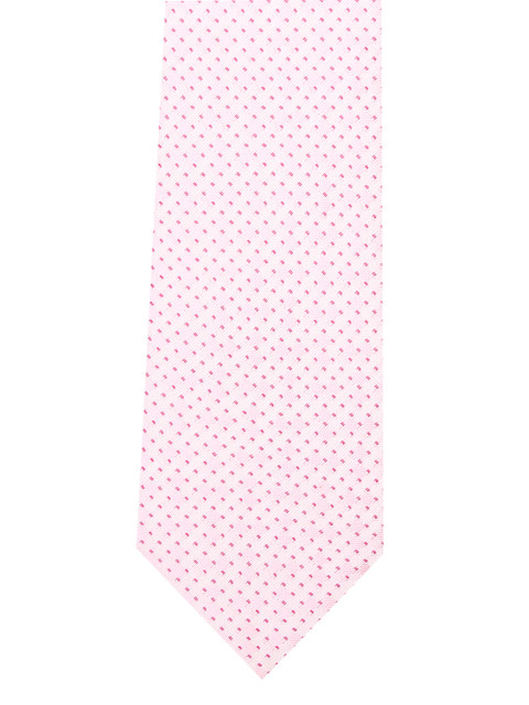 

Peter England Pink Woven Design Broad Tie