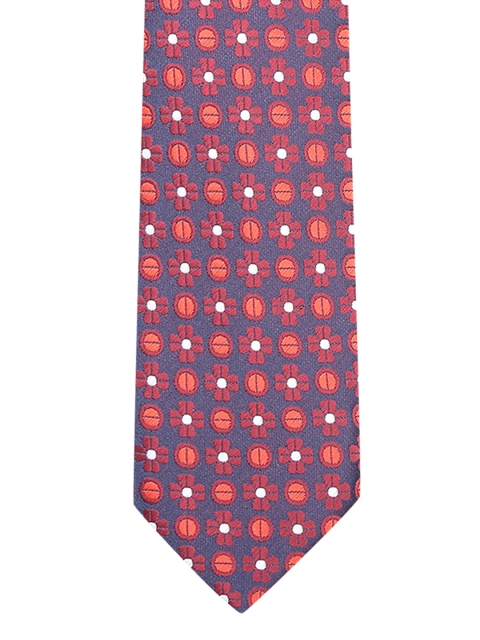 

Peter England Blue Woven Design Broad Tie