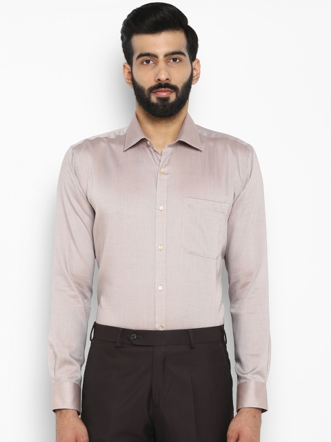 

Raymond Men Brown Regular Fit Solid Formal Shirt