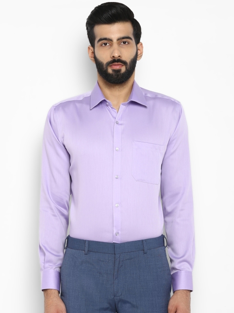 

Raymond Men Purple Regular Fit Solid Formal Shirt