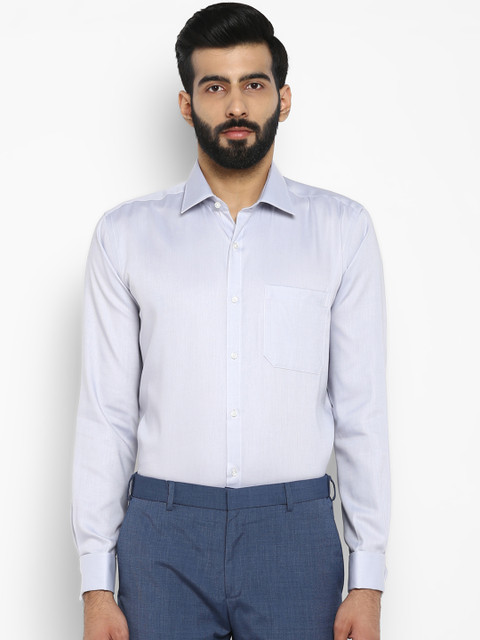 

Raymond Men Grey Regular Fit Solid Formal Shirt